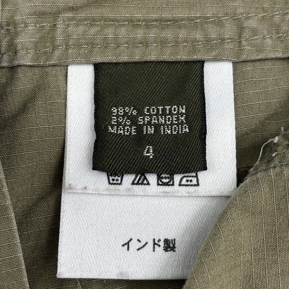 Eddie Bauer Shorts Mercer Fit Women's Size 4 Olive Green Rip Stop Stretch - Picture 5 of 10